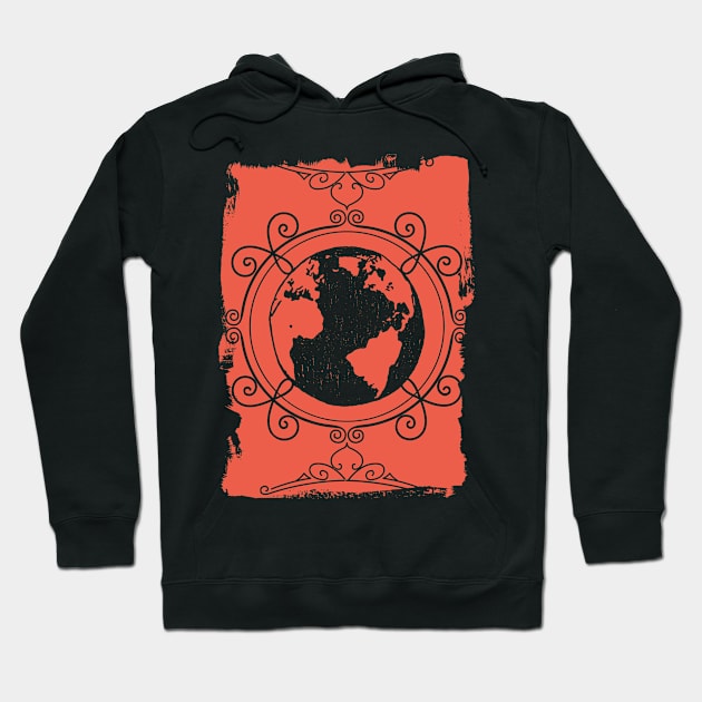 Artsy earth illustration Hoodie by PallKris